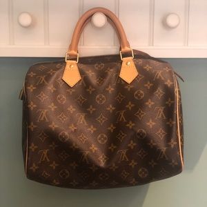 AUTH LOUIS VUITTON Mono Speedy 30 - EXCELLENT COND